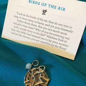 Sterling Silver Birds of the Air CHARM
